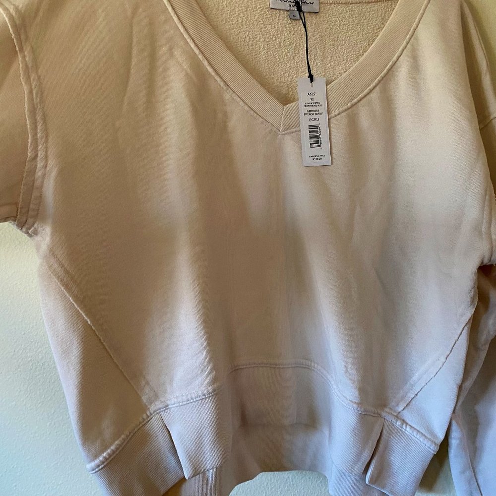 SOLD!  Michael Stars French terry long sleeve top